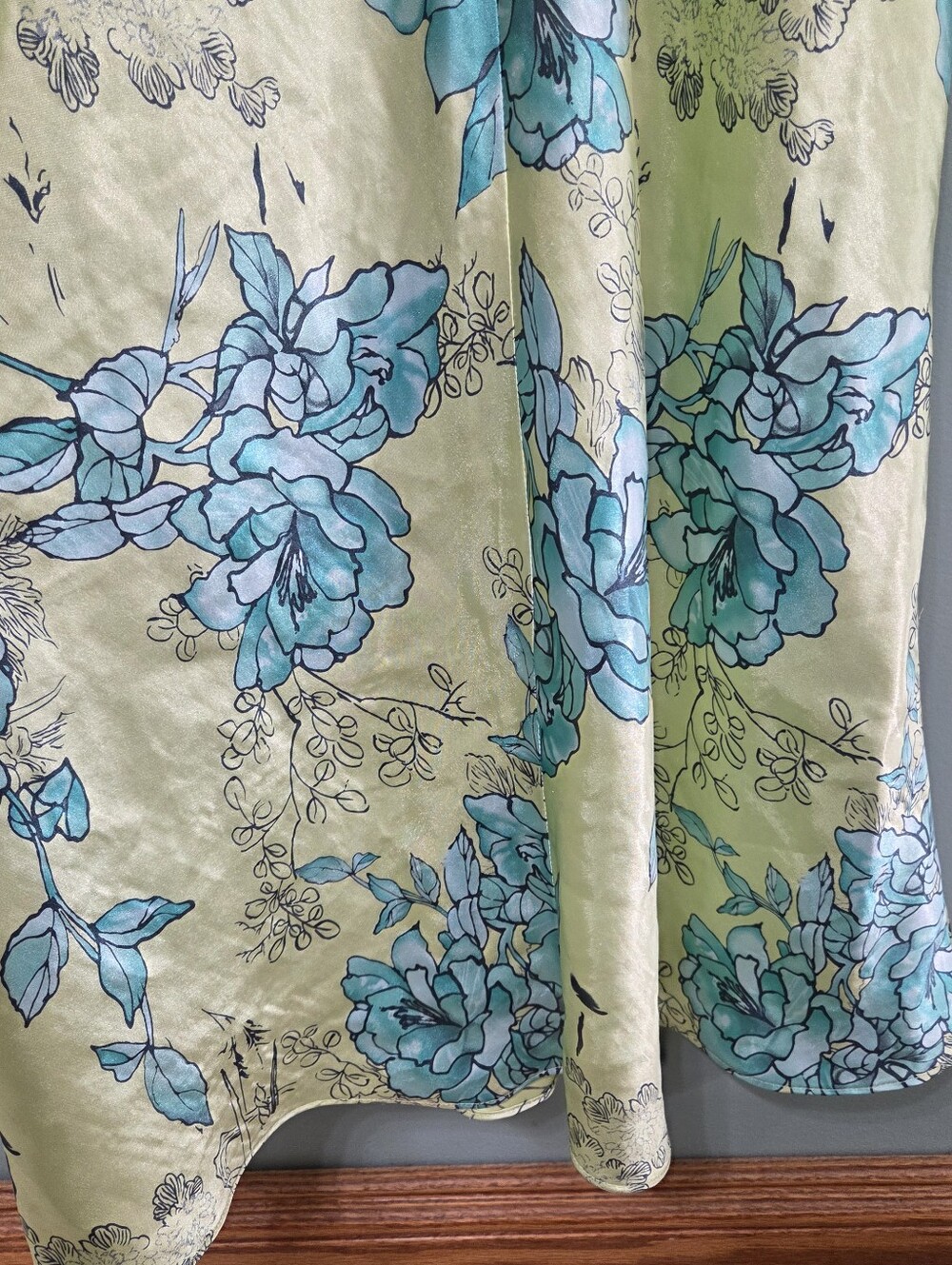 Vintage Jones New York Womens Midi Dress Size Large Fairycore Whimsical Floral - Picture 8 of 8